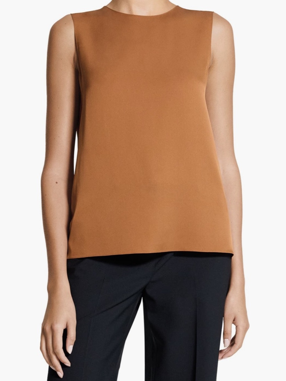 Theory Sleeveless Silk Blouse